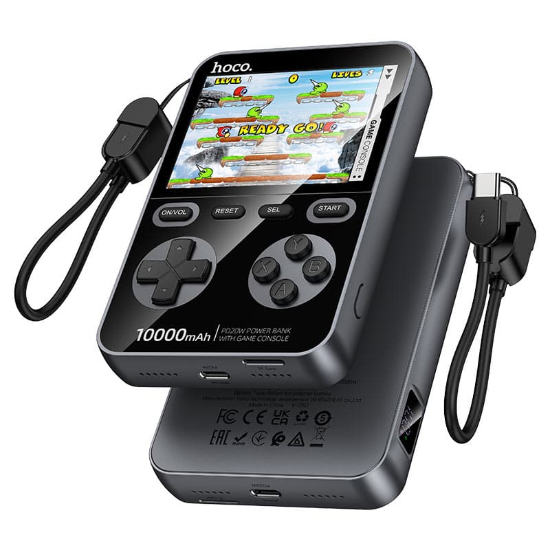 Power bank “Q47 Shine” PD20W 10000mAh with game console